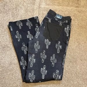 Ranch Dress’n Western bootcut cactus jeans size 12